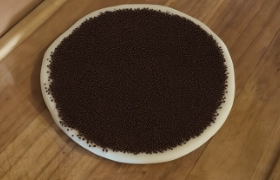 Pizza doce de brigadeiro Casa Tartufo